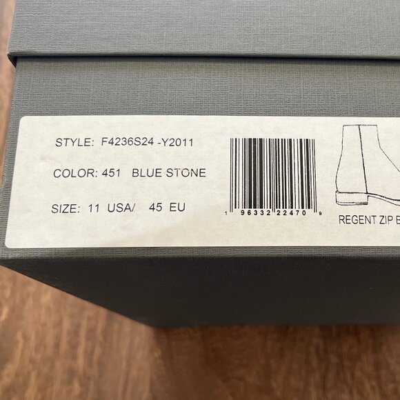 John Varvatos Blue Stone Regent Boots 11 - Picture 3 of 16